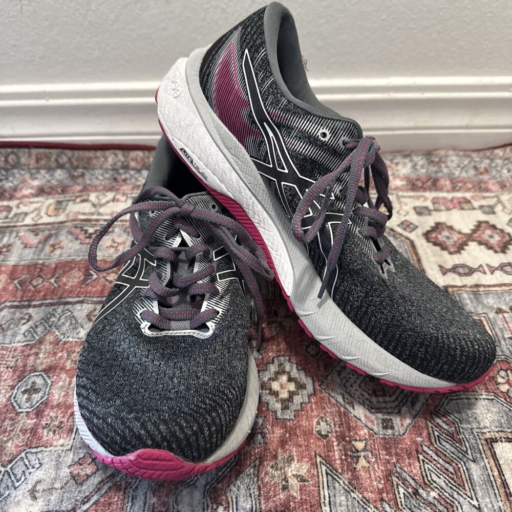 Asics Shoes Womens 9 GT-2000 Running Sneakers 1012B045 Gray Fabric Lace Up 9.5‎